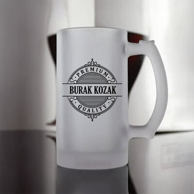 Gravürlü İsimli Doğum Günü Bira Bardağı - 2