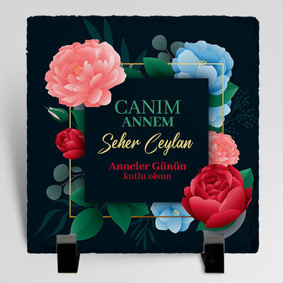 Gül Kokulu Canım Annem Taş Blok - 1