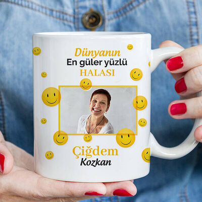 Güler Yüzlü Halam Kupa Bardak - 1