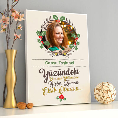 Gülümsemen Hiç Eksik Olmasın Kanvas Tablo - 1