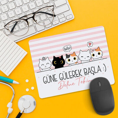 Güne Gülerek Başla Sevimli Mousepad - 4