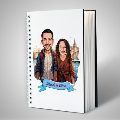 Güzel İstanbul ve Aşkımız Karikatürlü Defter - 2