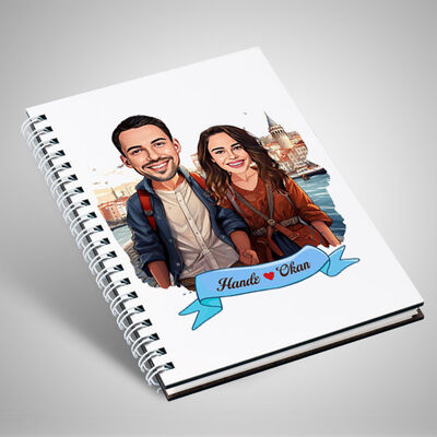 Güzel İstanbul ve Aşkımız Karikatürlü Defter - 1