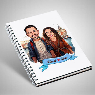 Güzel İstanbul ve Aşkımız Karikatürlü Defter - 1