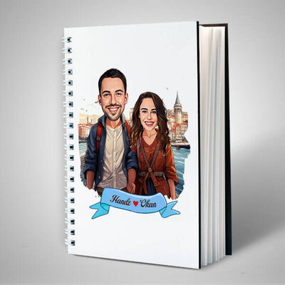 Güzel İstanbul ve Aşkımız Karikatürlü Defter - 2