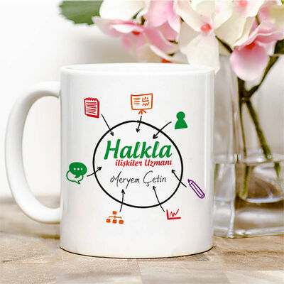 Halkla İlişkiler Uzamanına Özel Kupa Bardak - 1
