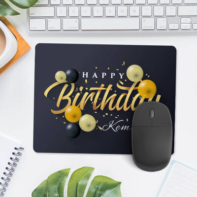 Happy Birthday İsimli Mousepad - 3