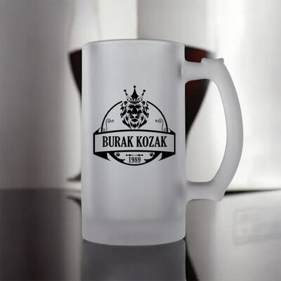 Harf ve İsim Baskılı Özel Bira Bardağı - 2