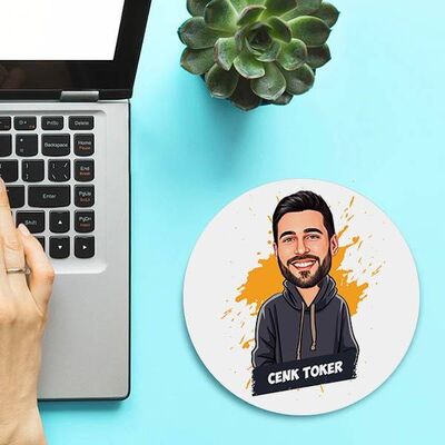 Havalı Sevgilim Karikatürlü Mousepad - 1