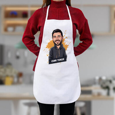 Havalı Sevgilim Karikatürlü Mutfak Önlüğü - 1