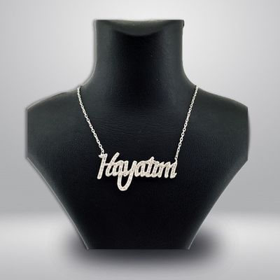Hayatım Yazılı Gümüş Kolye - 1