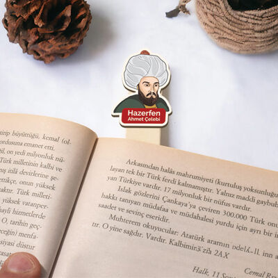 Hazerfen Esprili Çubuk Kitap Ayracı - 1