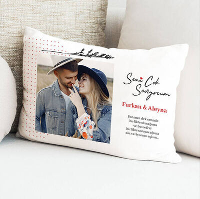 Hediye Sevgiliye Romantik Yastık - 2