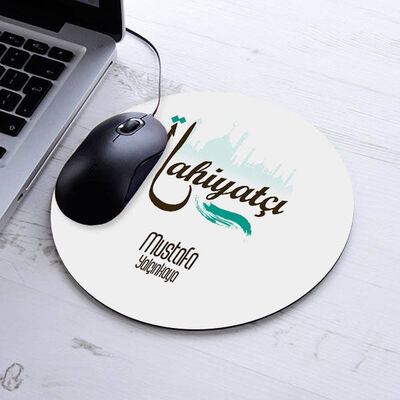 Hediyelik İlahiyatçı Temalı Yuvarlak Mousepad - 1