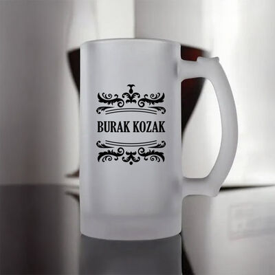 Hediyelik Özel Gravürlü Tasarım Bira Bardağı - 2