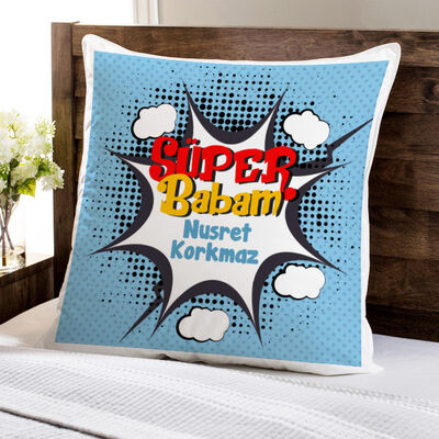 Hediyelik Süper Babam Yastık - 1