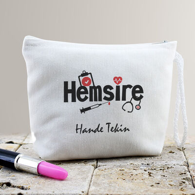 Hemşireler İçin Hediyelik Makyaj Çantası - 1