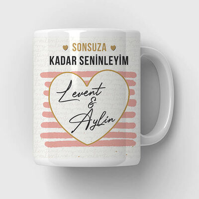 Her An Kalbimdesin Sevgilim Kupa Bardak - 1