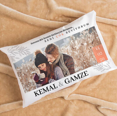 Her An Seninleyim Fotoğraflı Yastık - 2