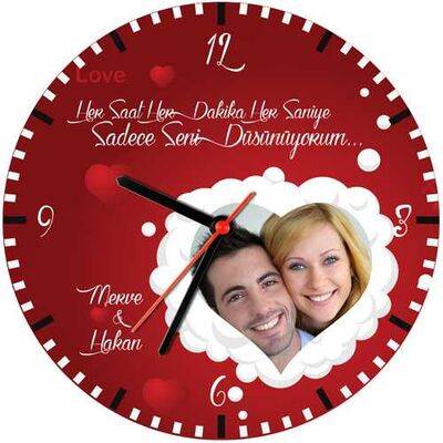 Her Dakika Seni Düşünüyorum Duvar Saati - 1