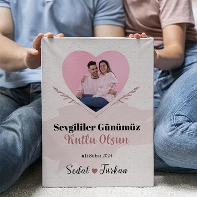 Her Zaman Aşkla Sevgililer Günü Kanvas Tablosu - 3