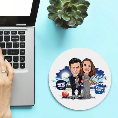 Her Zaman Beraberiz Karikatürlü Mousepad - 1