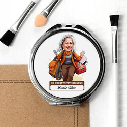 Herşeye Yetişen Anne Karikatürlü Makyaj Aynası - 2