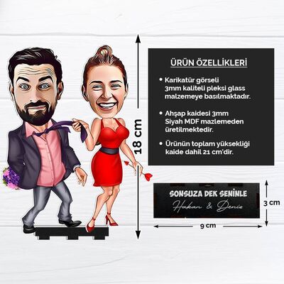 Hiçbir Yere Bırakmam Karikatürlü Biblo - 6