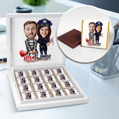 Hiçbir Yere Bırakmam Karikatürlü Çikolata Kutusu - 1