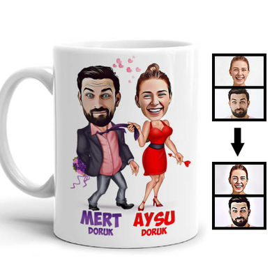 Hiçbir Yere Bırakmam Karikatürlü Kupa Bardak - 2