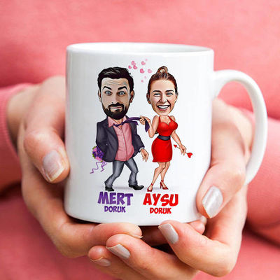 Hiçbir Yere Bırakmam Karikatürlü Kupa Bardak - 1