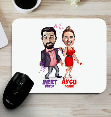Hiçbir Yere Bırakmam Karikatürlü Mouse Pad - 1