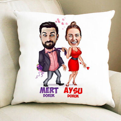 Hiçbir Yere Bırakmam Karikatürlü Yastık - 1