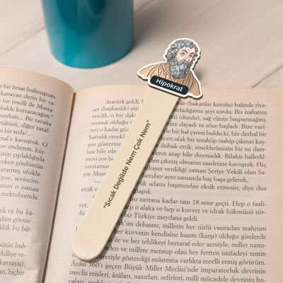 Hipokrat Esprili Çubuk Kitap Ayracı - 2