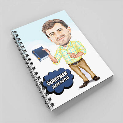 Hırslı Öğretmenim Karikatürlü Defter - 1