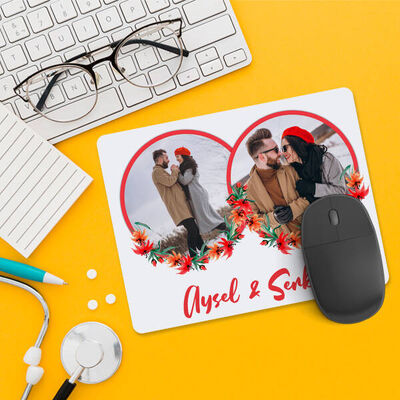 İki Fotoğraflı İsimli Mousepad - 1
