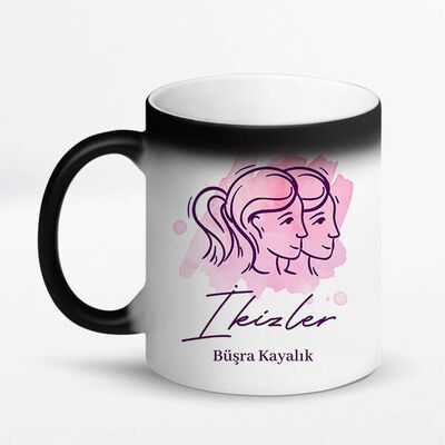 İkizler Burcuna Hediye Kupa Bardak - 3