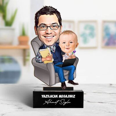 İlgili Baba Karikatürlü Biblo - 3