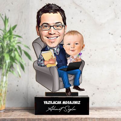 İlgili Baba Karikatürlü Biblo - 4
