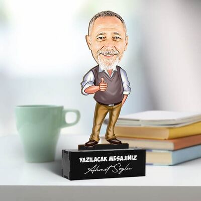 İlham Kaynağım Babam Karikatürlü Biblo - 5