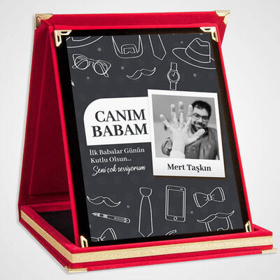 İlk Babalar Günü Hediyem Plaket - 1