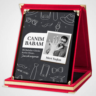 İlk Babalar Günü Hediyem Plaket - 2