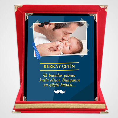 İlk Babalar Günün Kutlu Olsun Plaket - 1