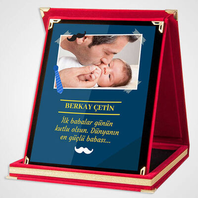 İlk Babalar Günün Kutlu Olsun Plaket - 2