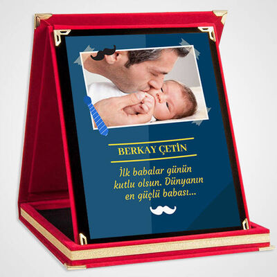 İlk Babalar Günün Kutlu Olsun Plaket - 3