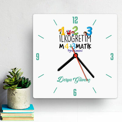 İlk Öğretim Matematik Öğretmenine Hediye Saat - 1