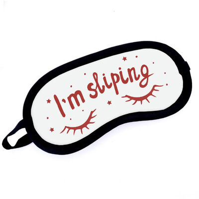 I'm Sliping Yazılı Uyuma Göz Bandı - 3