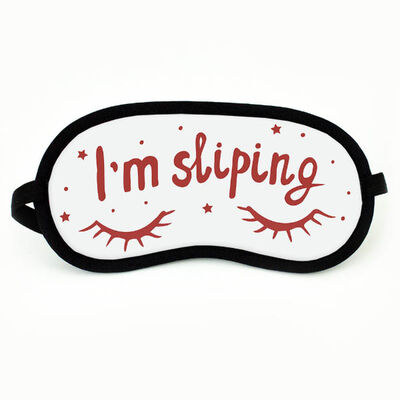 I'm Sliping Yazılı Uyuma Göz Bandı - 1
