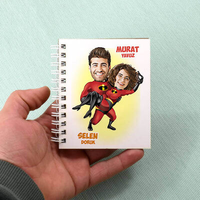 İnanılmaz Çiftler Karikatürlü Defter - 1