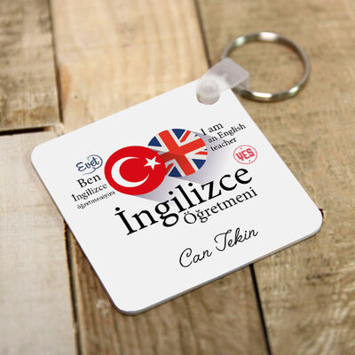İngilizce Öğretmenine Özel Hediyelik Anahtarlık - 1
